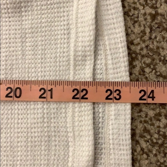 Free People Creme 3 Button Knit Henley Shirt - Picture 8 of 11